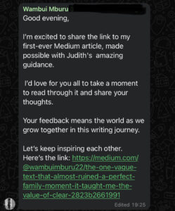 The 8-week article writing challenge Feedback from the 8[week article writing challenge participants